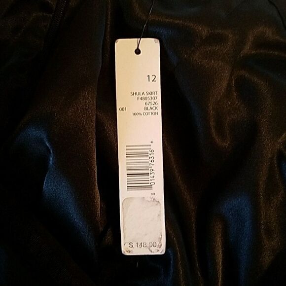 Tahari skirt NWT 148.00 black size 12 - Picture 6 of 7